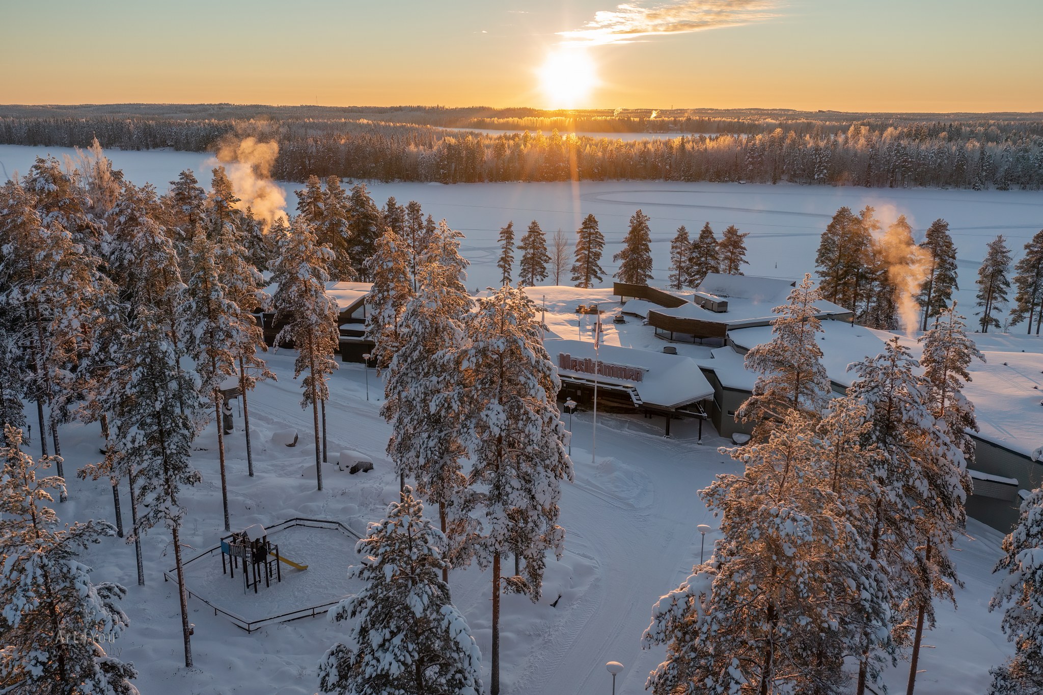 Hotel Mesikämmen in winter